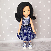 Кукла Paola Reina Liu 14789 в платье и кедах, 32 см